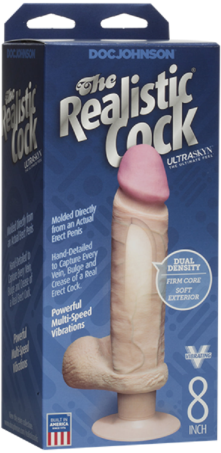 Ultraskyn Realistic Vibrating Cock – 6" or 8" > Vibrators > Realistic Vibrators - Tophatter Daily Deals