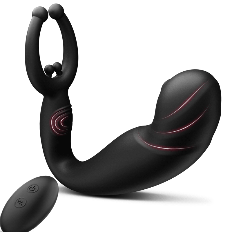 Acmejoy - Bead Massage Multifunctional 9 Vibrating Prostate Anal Plug Solo Male Prostate Massager Anal Toys - Tophatter Daily Deals