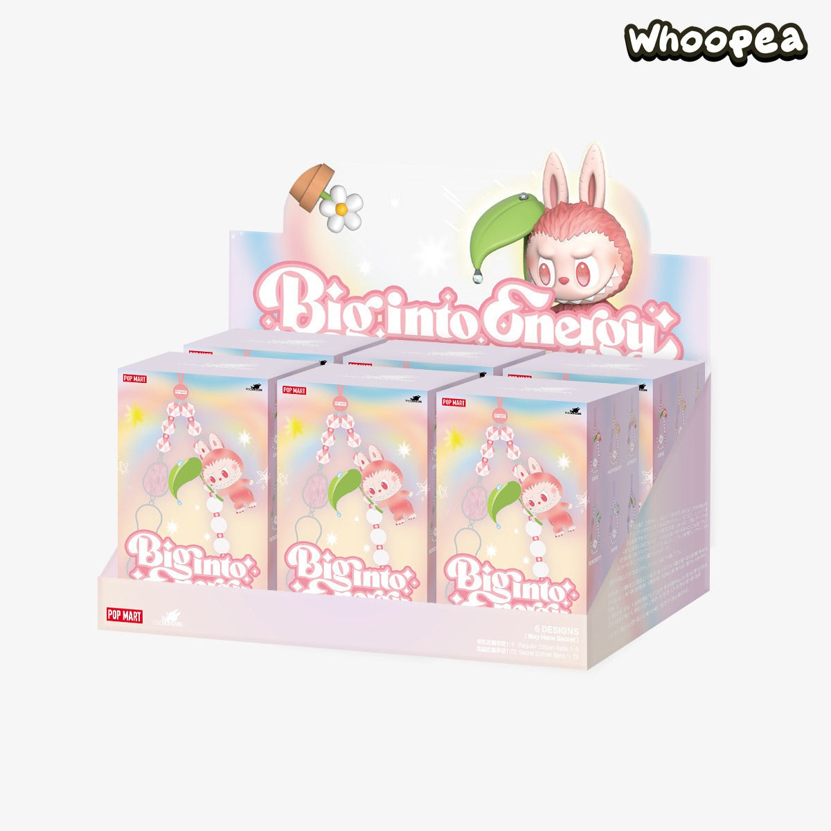 THE MONSTERS Big into Energy Series-Phone Charm Blind Box 1 SET (6 BOXES) - Tophatter Daily Deals