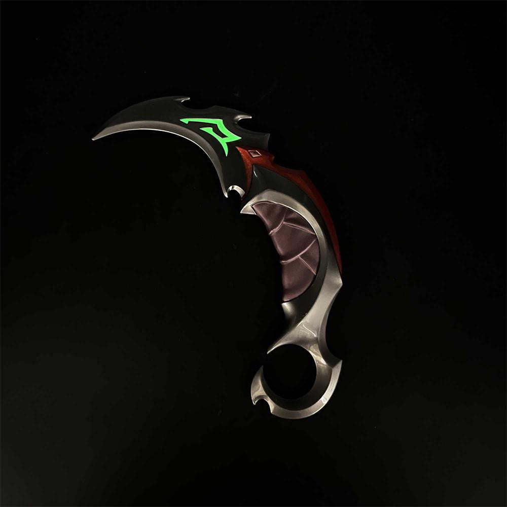 Reaver Karambit Metal Blunt Blade Trainer Cosplay Prop Game Replica - Tophatter Daily Deals