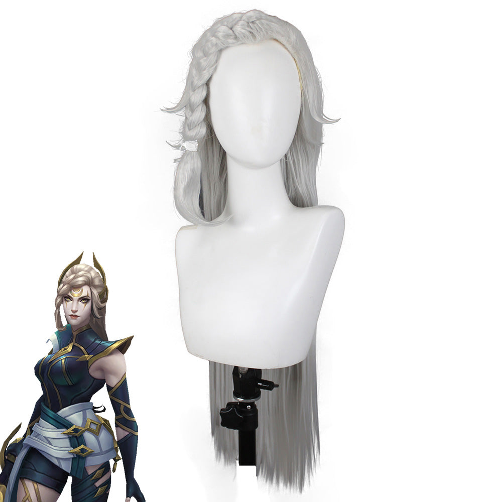 League of Legends LOL Sentinel Diana Grey Cosplay Wig Wig - Tophatter Daily Deals