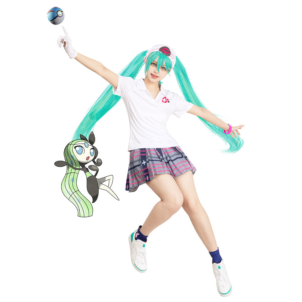 Project Voltage PM X Vocal Idol Psychic-type Green Cosplay Wig Wig - Tophatter Daily Deals