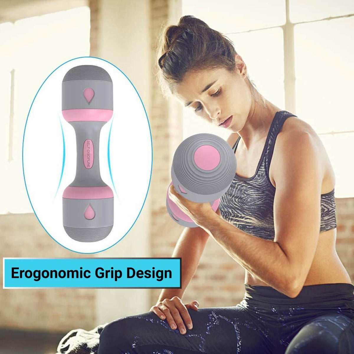 Weights Dumbbell Set - 5-IN-1 Adjustable Weights Dumbbell Set Dumbbeells - Tophatter Daily Deals