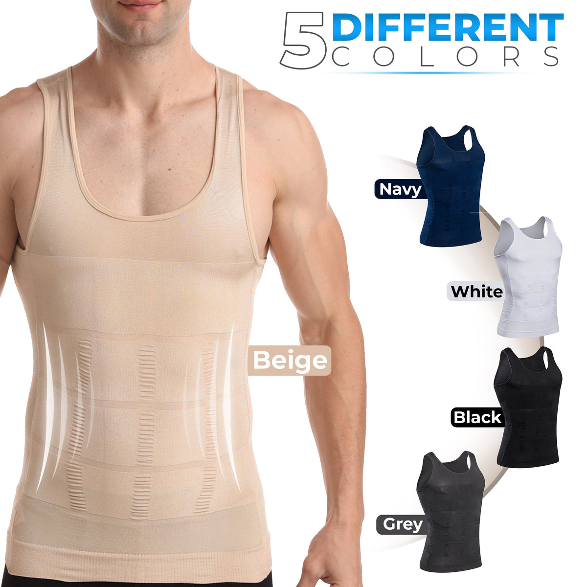 Slimming Body Shaper Under Shirt Health & Wellness - Tophatter Daily Deals