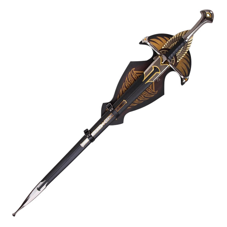 LORD OF THE RINGS - NEW! Superior Anduril, The Sword Reforged with Scabbard and Plaque Sword - Tophatter Daily Deals