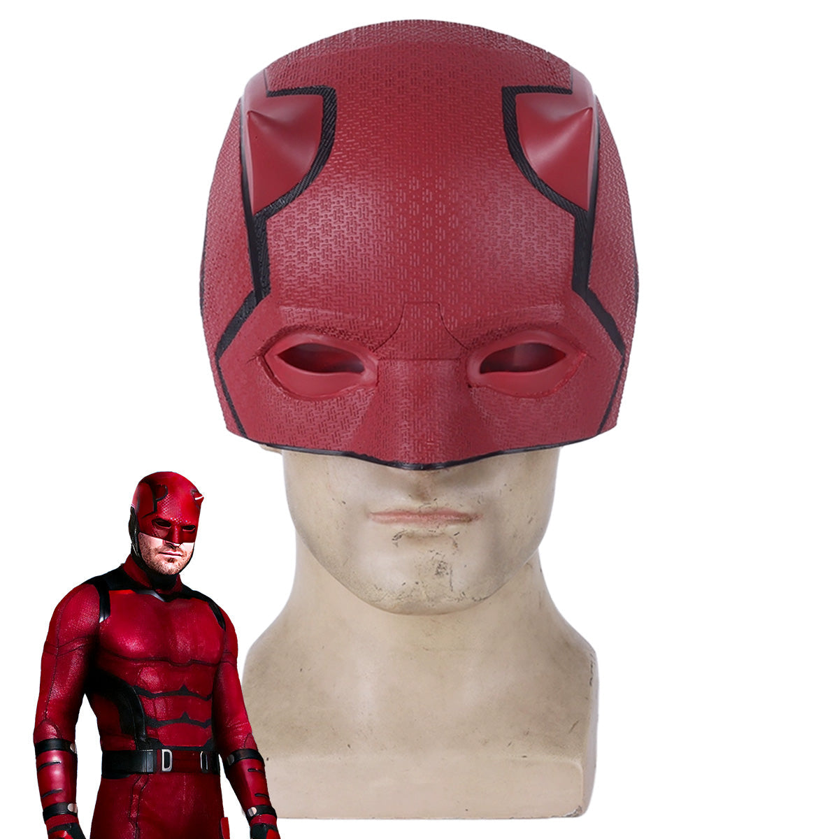 Daredevil：Born Again Daredevil Red Mask Cosplay Accessory Prop Prop - Tophatter Daily Deals
