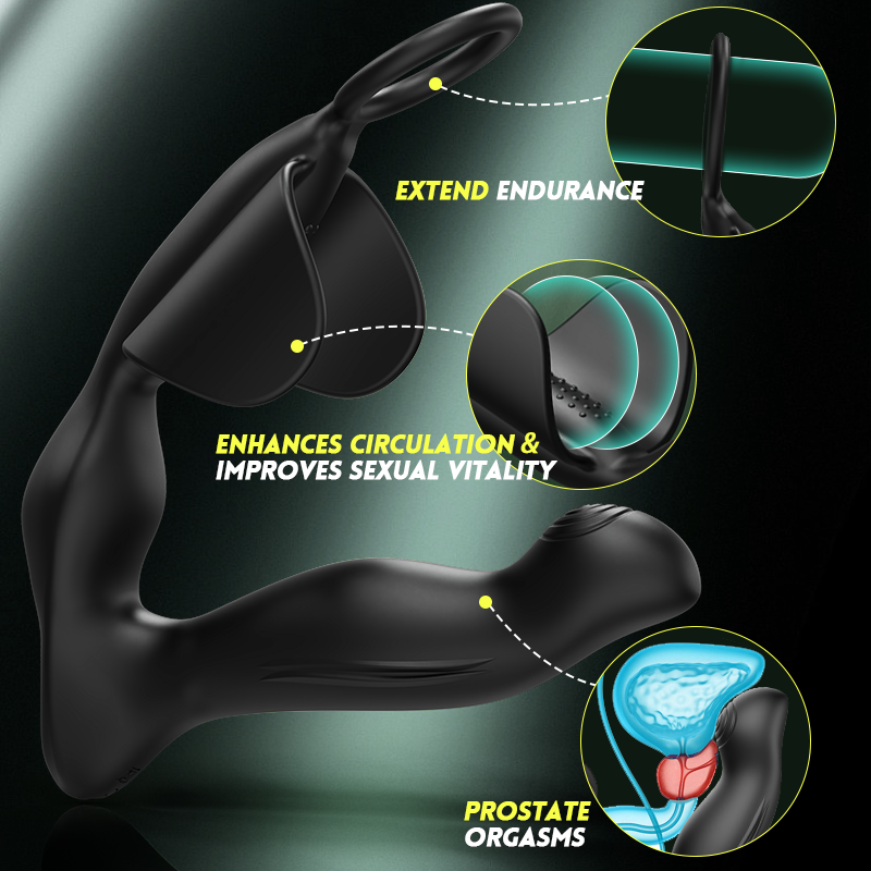 Acmejoy Elysium - Vibrating Heating Prostate Massager Anal Toys - Tophatter Daily Deals