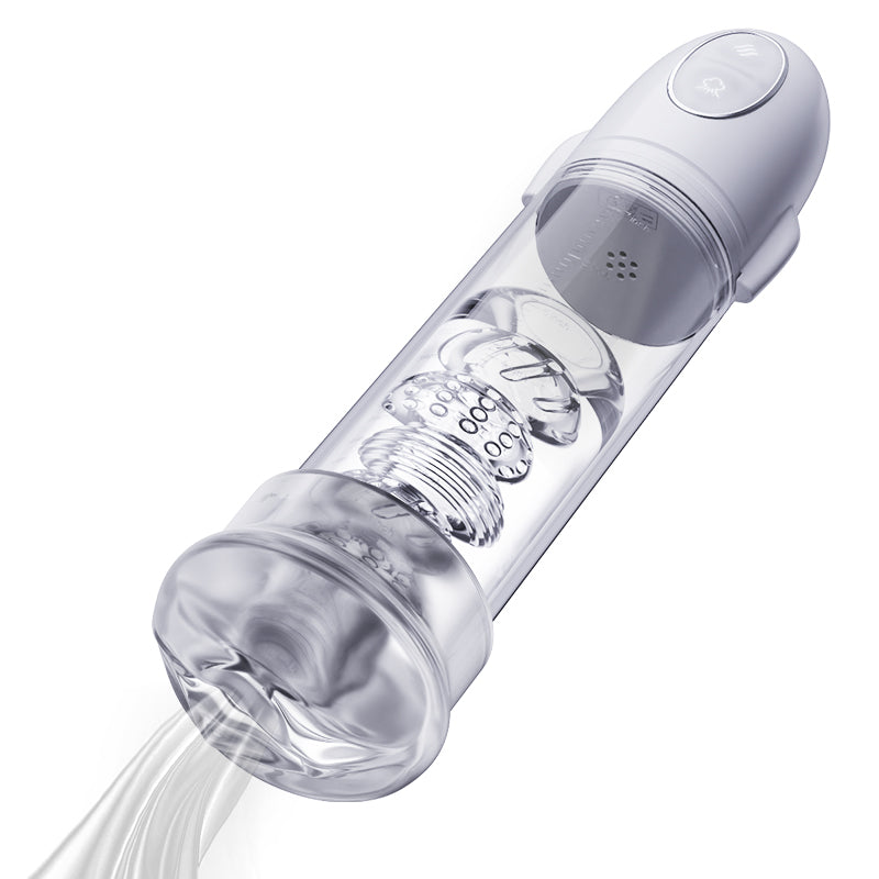 Acmejoy – 3 Suctions 6 Vibrations Lifelike Feeling Long-Lasting Pleasure Penis pumps Penis Pumps - Tophatter Daily Deals