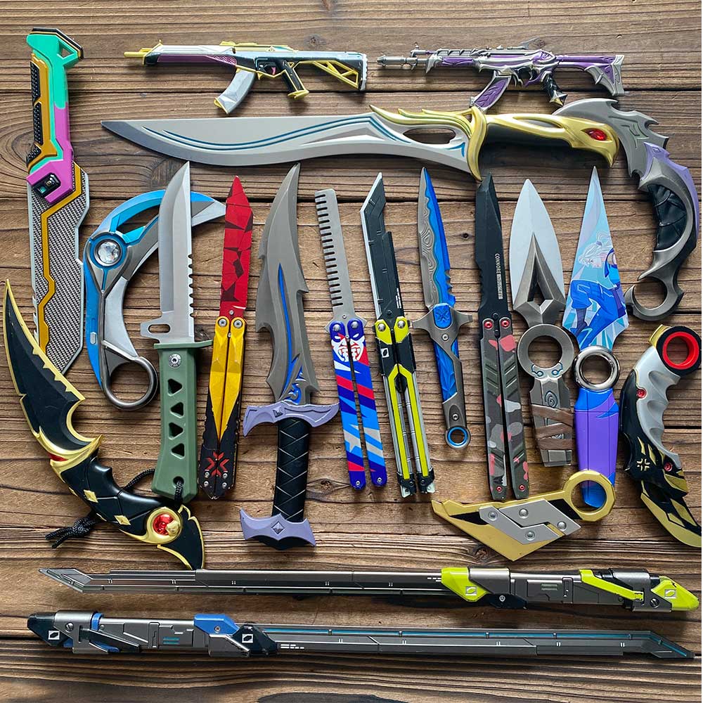 Val Game Knife Handicrafts Metal Game Skin Knife Gamer Gift - Tophatter Daily Deals