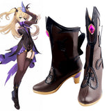 Genshin Impact Fischl Brown Cosplay Shoes Shoes/Boots - Tophatter Daily Deals