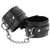 Taboom Wrist Cuffs – Adjustable Vegan Leather Bondage Wrist Cuffs with Velvet Lining > Bondage Gear > Restraints - Tophatter Daily Deals