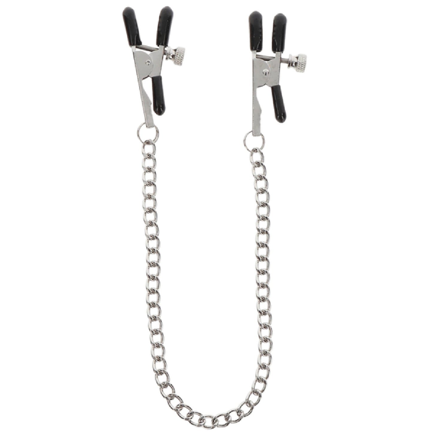 Taboom Adjustable Clamps with Chain – Adjustable Nipple Clamps > Sex Toys > Nipple Clamps - Tophatter Daily Deals