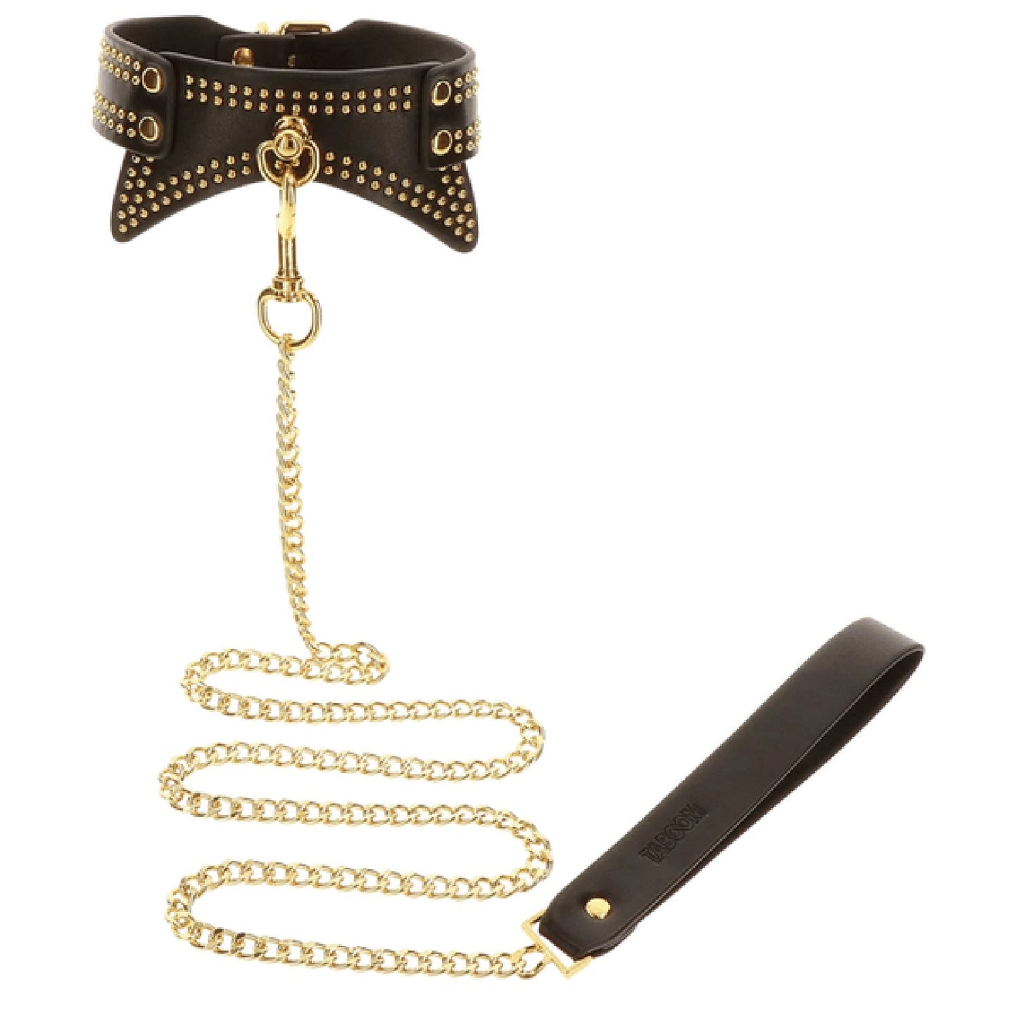 Taboom Studded Collar and Leash Set – Vegan Bondage Accessories > Bondage Gear > Collars & Leashes - Tophatter Daily Deals