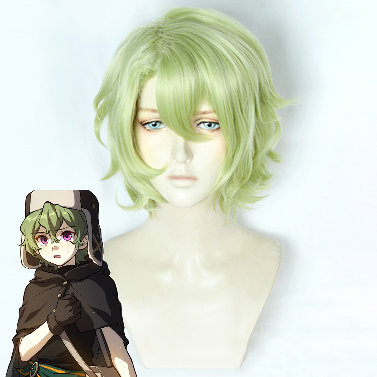 Genshin Impact Project Comics Collei Green Cosplay Wig Wig - Tophatter Daily Deals