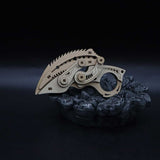 6 Cool Wooden Knife Model Kit 3D Blade Puzzle Toy - Tophatter Daily Deals