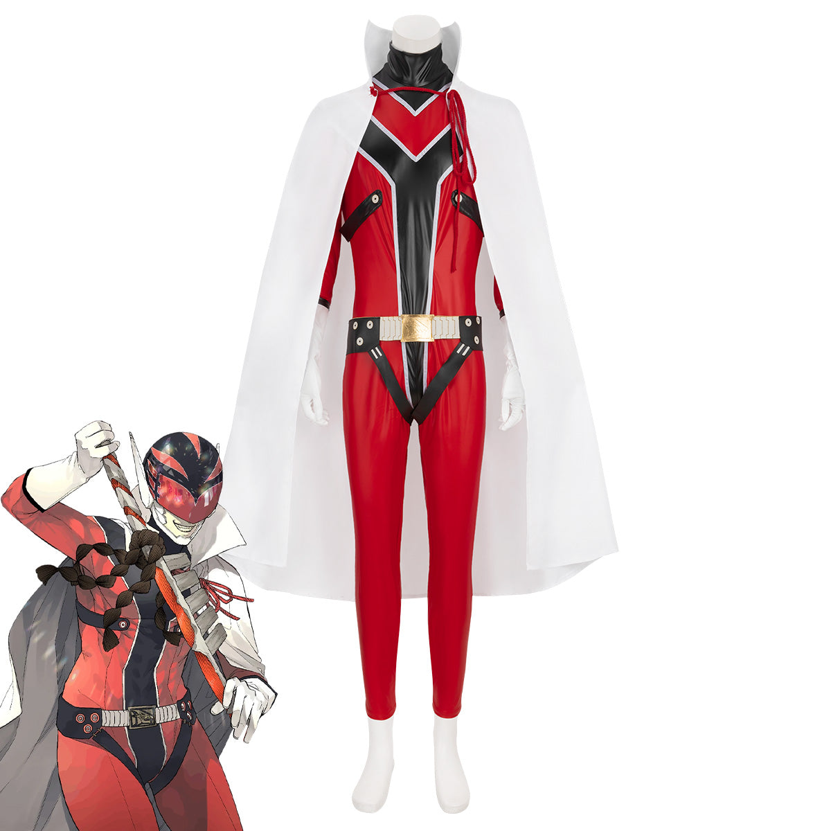 Go! Go! Loser Ranger! Sentai Daishikkaku Akabane Sousei Cosplay Costume Costume - Tophatter Daily Deals