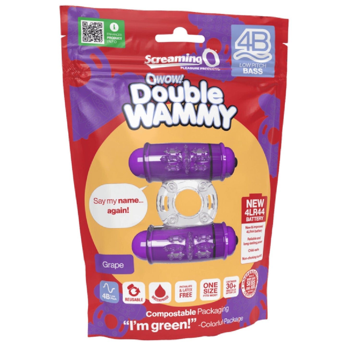 Double Wammy 4B Low Pitch Bass > Sex Toys > Couples Toys - Tophatter Daily Deals