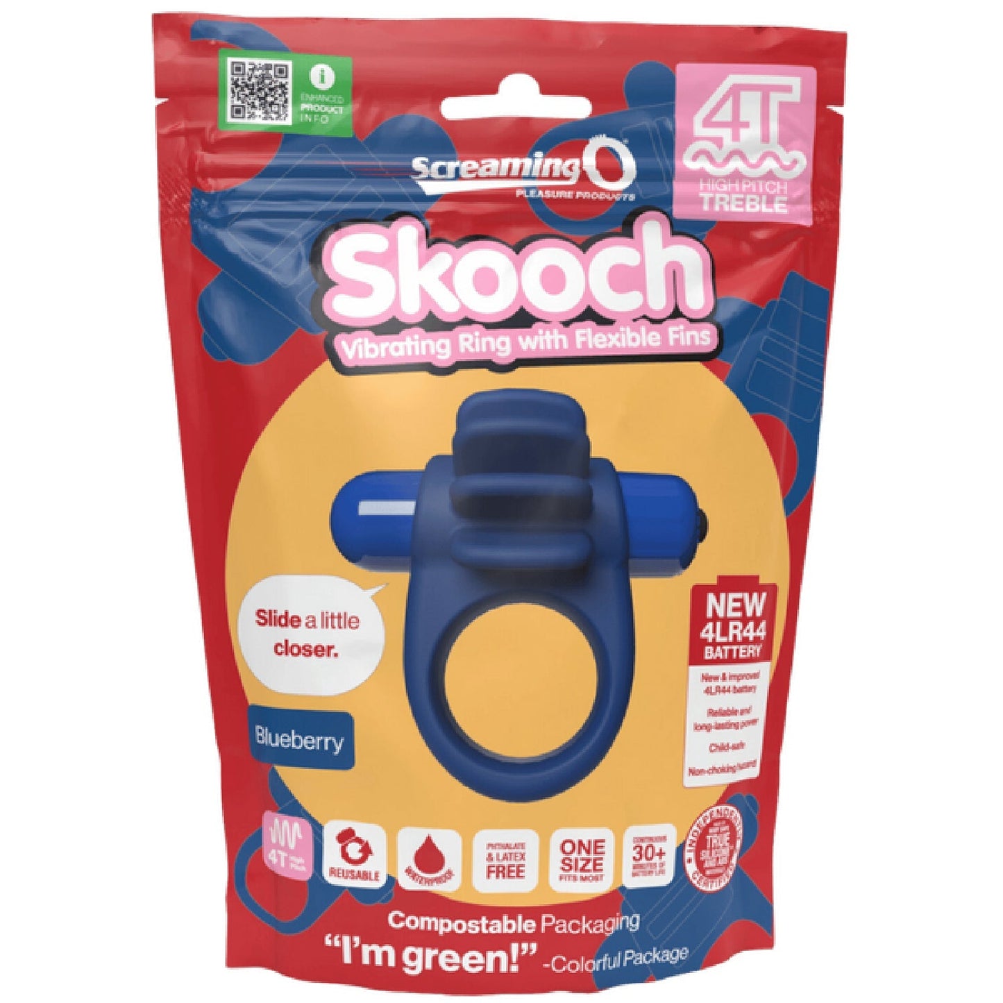 Skooch 4T High Pitch Treble – High Pitch Vibrations 5 Speeds Pulse Vibrator > Sex Toys > Couples Toys - Tophatter Daily Deals