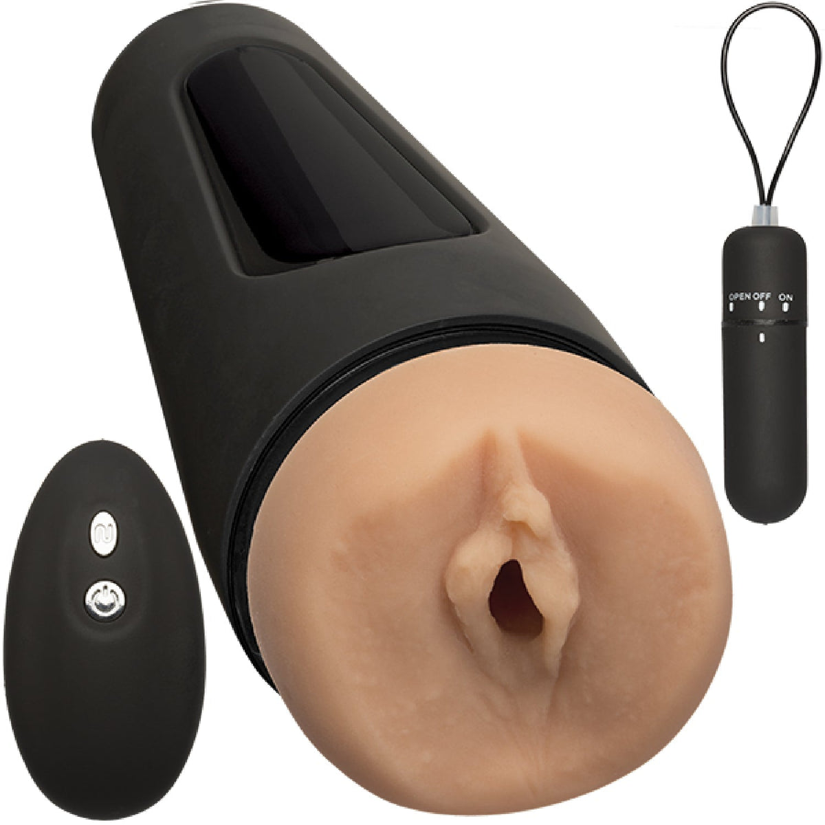 Doc Johnson Main Squeeze Original Vibro – Wireless Remote-Controlled Vibrating Masturbator > Sex Toys For Men > Masturbators > Vibrating - Tophatter Daily Deals