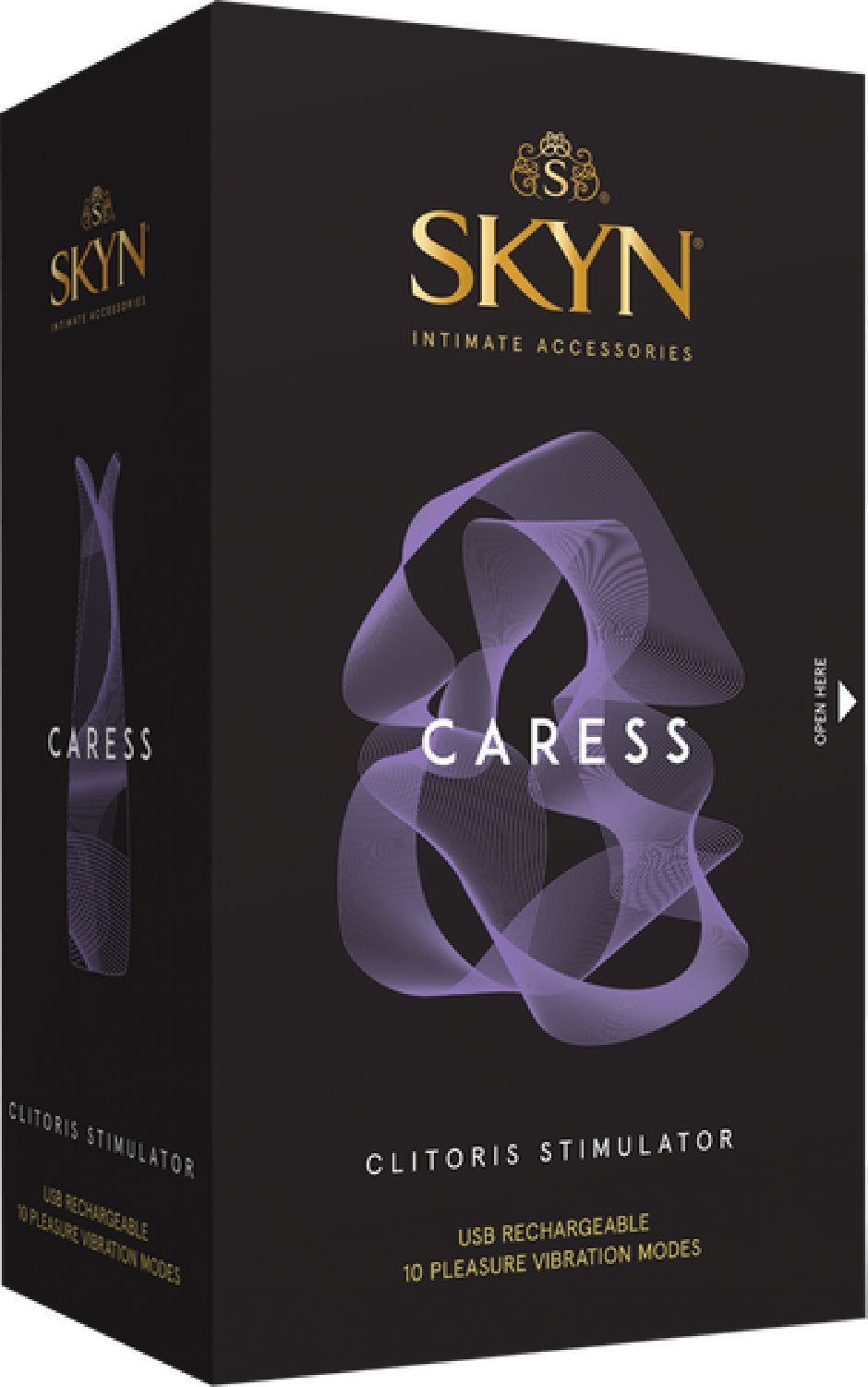 Skyn Caress – 10 Mode Vibrating Clitoris Stimulator with Ultra Soft Finish > Sex Toys For Ladies > Clitoral Vibrators and Stimulators - Tophatter Daily Deals
