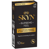 Skyn Supreme Feel – Ultra-Thin Polyisoprene Condoms 10 Pack > Essentials > Condoms - Tophatter Daily Deals