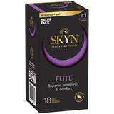 Skyn Feel Everything Elite – Ultra Thin and Soft Condoms 18 Pack > Essentials > Condoms - Tophatter Daily Deals