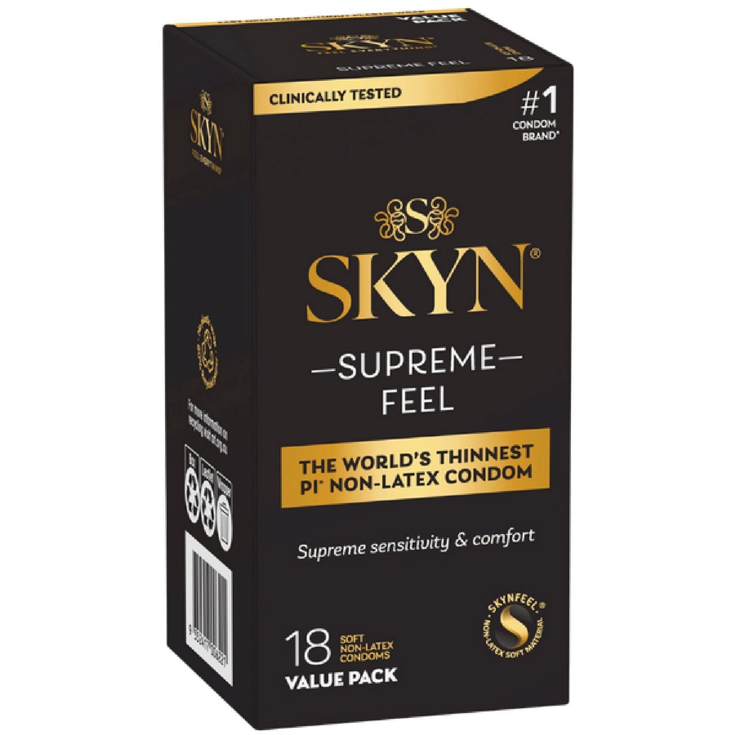 Skyn Supreme Feel – Ultra-Thin Polyisoprene Condoms 18 Pack > Essentials > Condoms - Tophatter Daily Deals