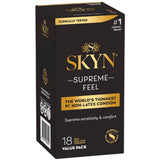 Skyn Supreme Feel – Ultra-Thin Polyisoprene Condoms 18 Pack > Essentials > Condoms - Tophatter Daily Deals