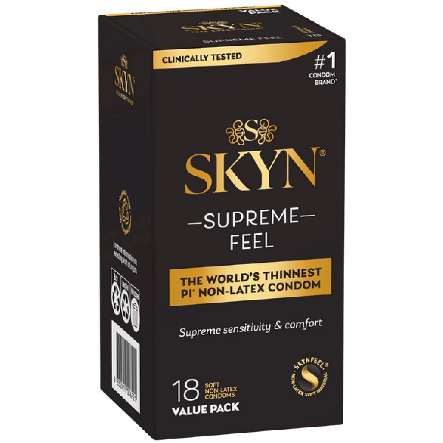 Skyn Supreme Feel – Ultra-Thin Polyisoprene Condoms 18 Pack > Essentials > Condoms - Tophatter Daily Deals