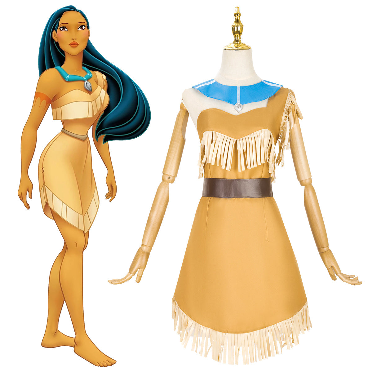 Disney Pocahontas Pocahontas Cosplay Costume Costume - Tophatter Daily Deals