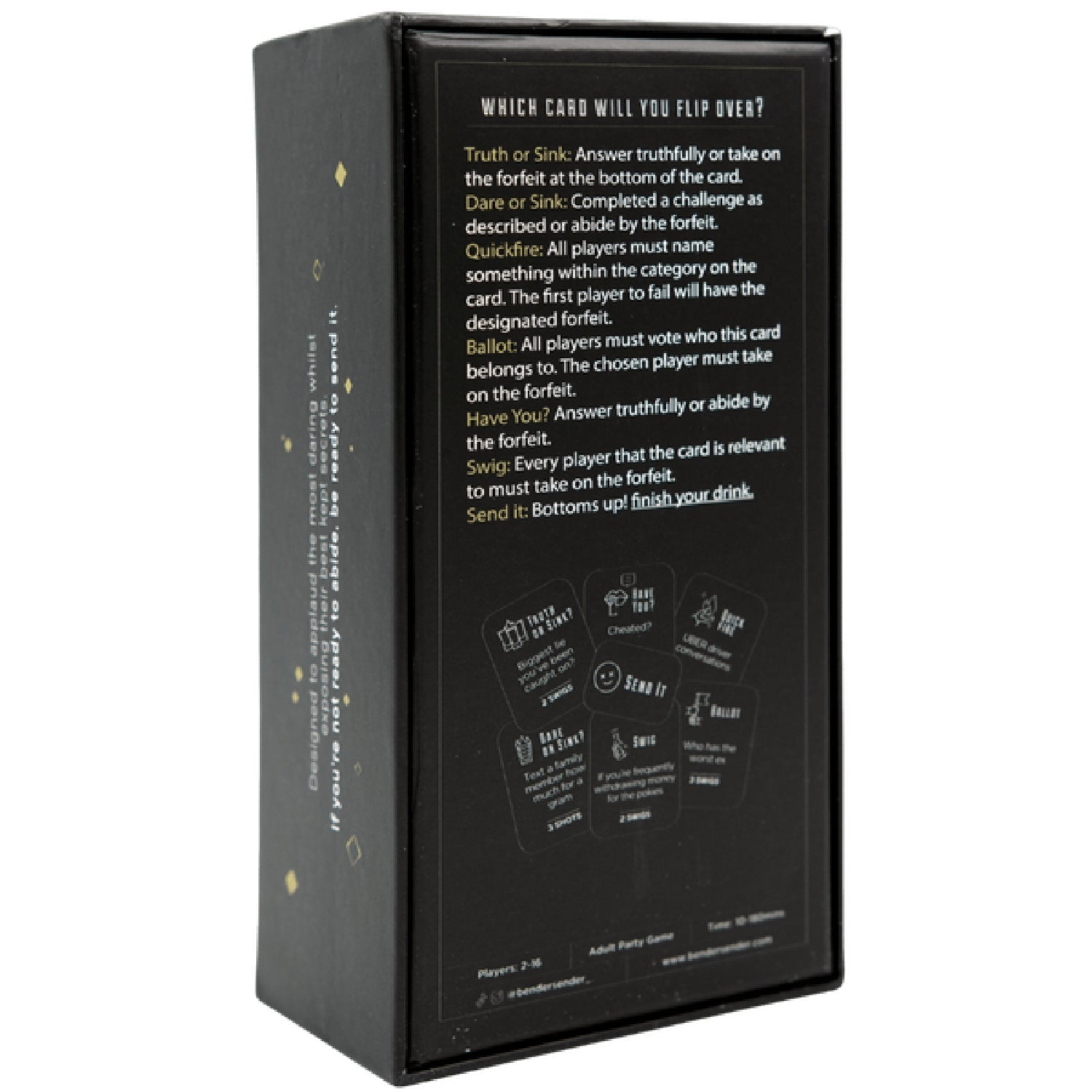 Bender Sender – Social Drinking Game for 2-10 Players Party Game > Novelties > Card Games - Tophatter Daily Deals