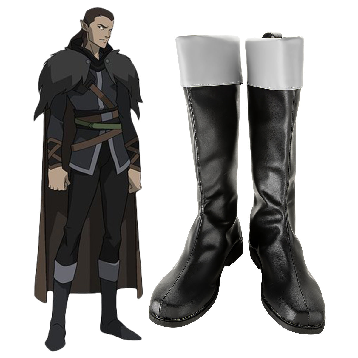 The Legend of Vox Machina Vax'ildan Shoes Cosplay Boots Shoes/Boots - Tophatter Daily Deals