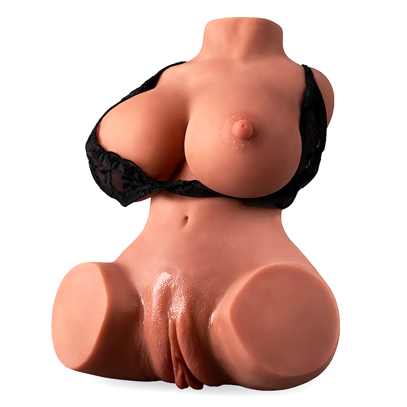 Sasha Acmejoy - 7.26 lbs Big Breasts and Big Meat Fixed Brown Masturbator Sex Torso Brown Masturbators - Tophatter Daily Deals