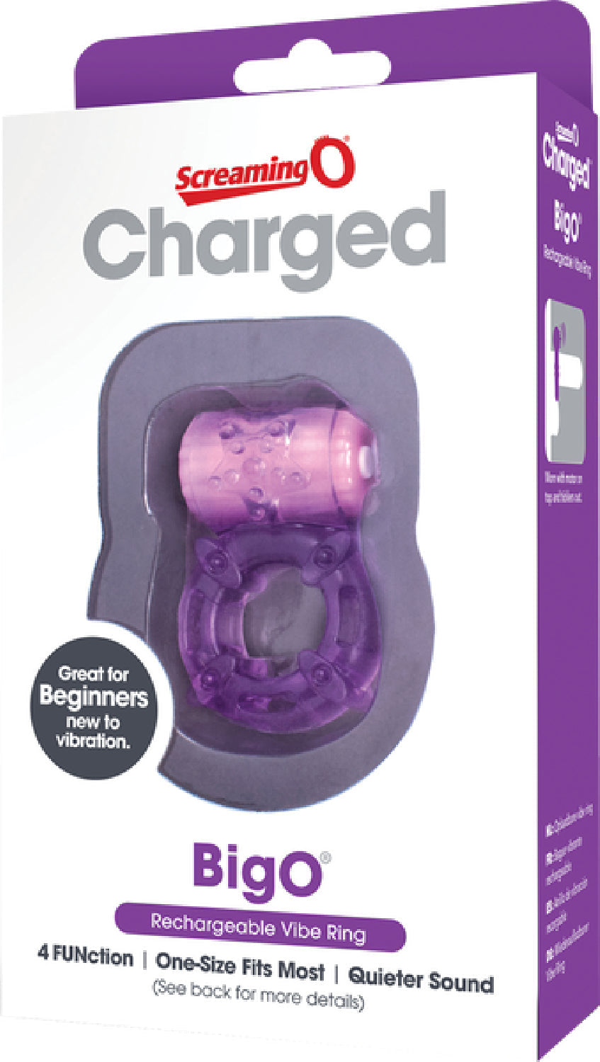 Screaming O Charged BigO – Rechargeable Vibrating Cock Ring > Cock Ring > Vibrating - Tophatter Daily Deals