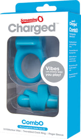 Charged Combo Kit 1 – Body-Safe Silicone Cock Ring and Fingertip Sleeve Kit > Sex Toys > Couples Toys - Tophatter Daily Deals