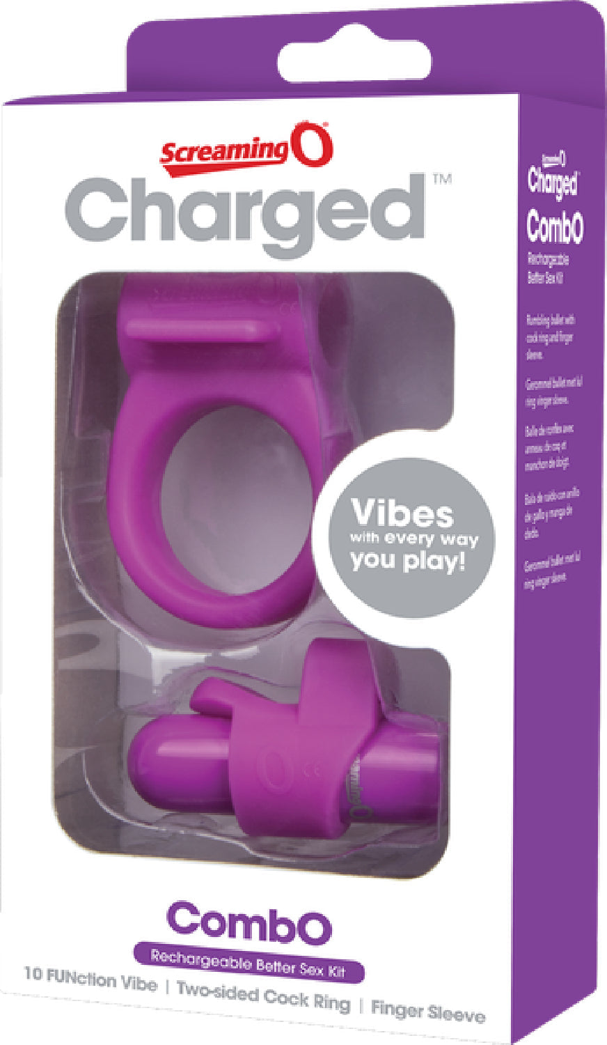 Charged Combo Kit 1 – Body-Safe Silicone Cock Ring and Fingertip Sleeve Kit > Sex Toys > Couples Toys - Tophatter Daily Deals