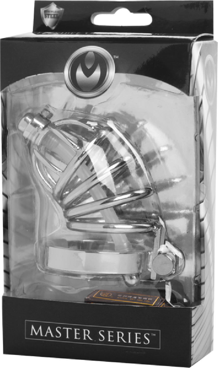Stainless Steel Chastity Cage With Removable Silicone Urethral Plug – Penis Plug > Bondage Gear > Male Chastity - Tophatter Daily Deals