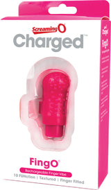 Charged Fing O – Rechargeable Mini Finger Vibrator with Vooom Technology > Vibrators > Finger Vibrators - Tophatter Daily Deals