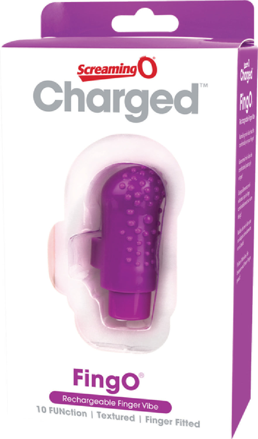 Charged Fing O – Rechargeable Mini Finger Vibrator with Vooom Technology > Vibrators > Finger Vibrators - Tophatter Daily Deals