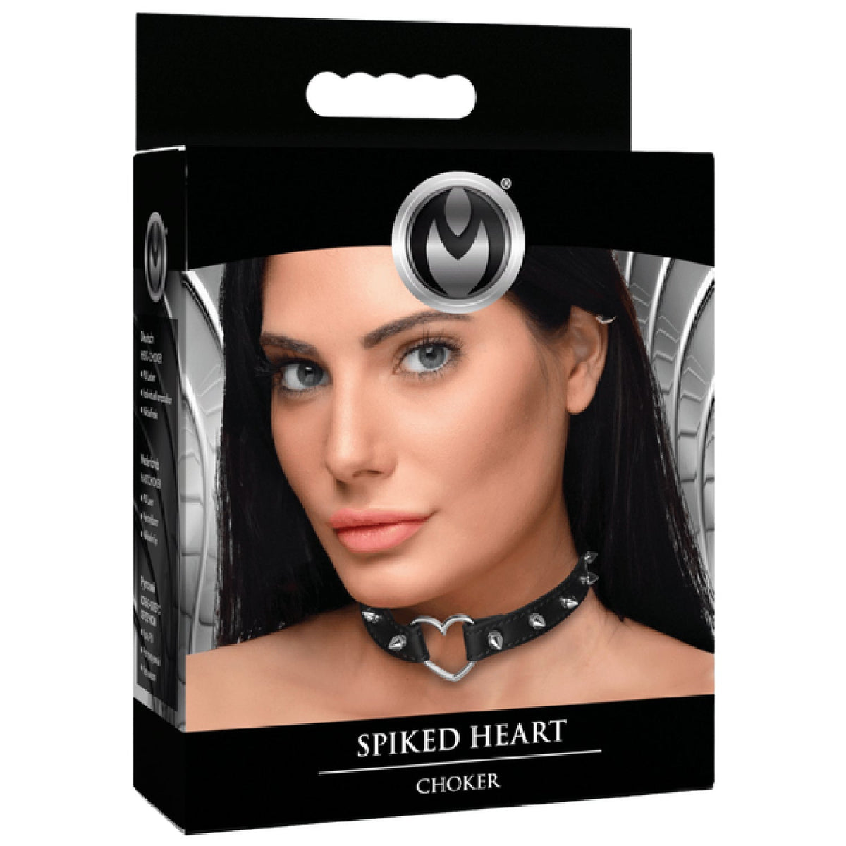 Spiked Heart Choker – Adjustable Spiked Collar Accessory > Bondage Gear > Collars & Leashes - Tophatter Daily Deals