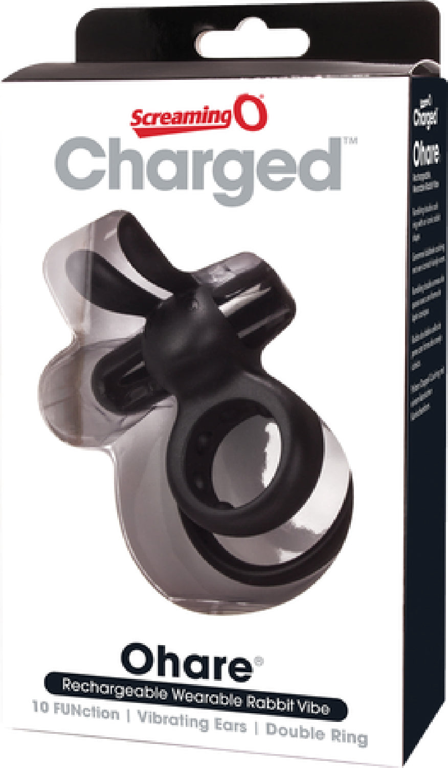 Charged Ohare – Rechargeable Double Cock Ring Rabbit Vibrator > Sex Toys > Couples Toys - Tophatter Daily Deals