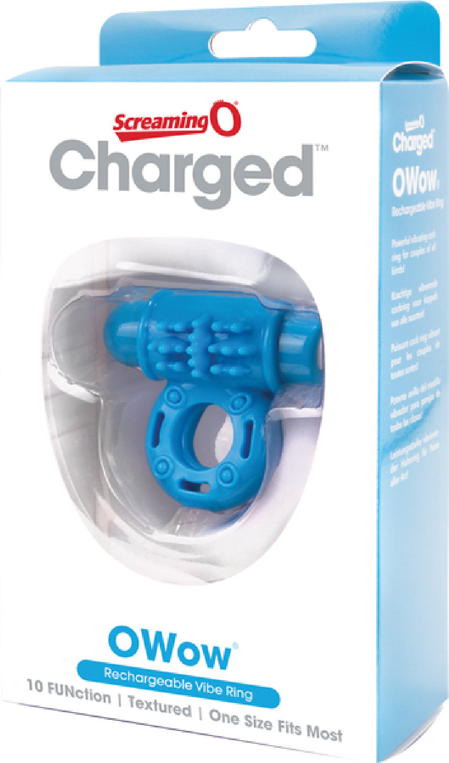 O Wow Ring – Rechargeable Vibrating Cock Ring with 10 Vibration Functions > Cock Ring > Vibrating - Tophatter Daily Deals