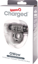 O Wow Ring – Rechargeable Vibrating Cock Ring with 10 Vibration Functions > Cock Ring > Vibrating - Tophatter Daily Deals