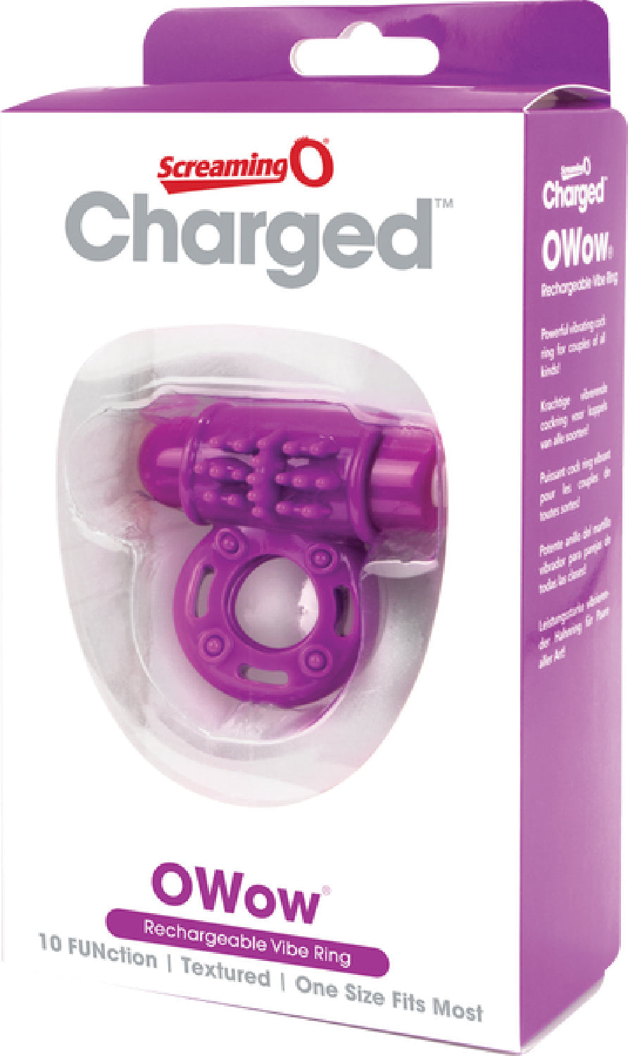 O Wow Ring – Rechargeable Vibrating Cock Ring with 10 Vibration Functions > Cock Ring > Vibrating - Tophatter Daily Deals