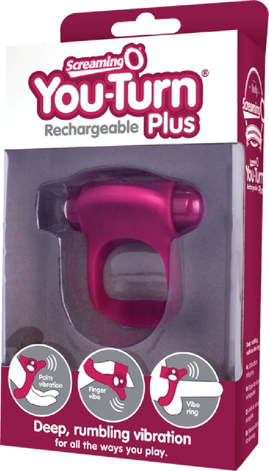 Charged You-Turn Plus – Rechargeable Vibrating Cock Ring > Cock Ring > Vibrating - Tophatter Daily Deals