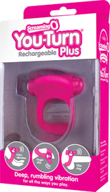 Charged You-Turn Plus – Rechargeable Vibrating Cock Ring > Cock Ring > Vibrating - Tophatter Daily Deals