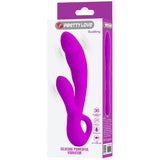 Pretty Love Budding – Silicone Powerful Vibrator with Rabbit Clitoral Stimulator > Vibrators > Ladies > Rabbit Multi - Tophatter Daily Deals