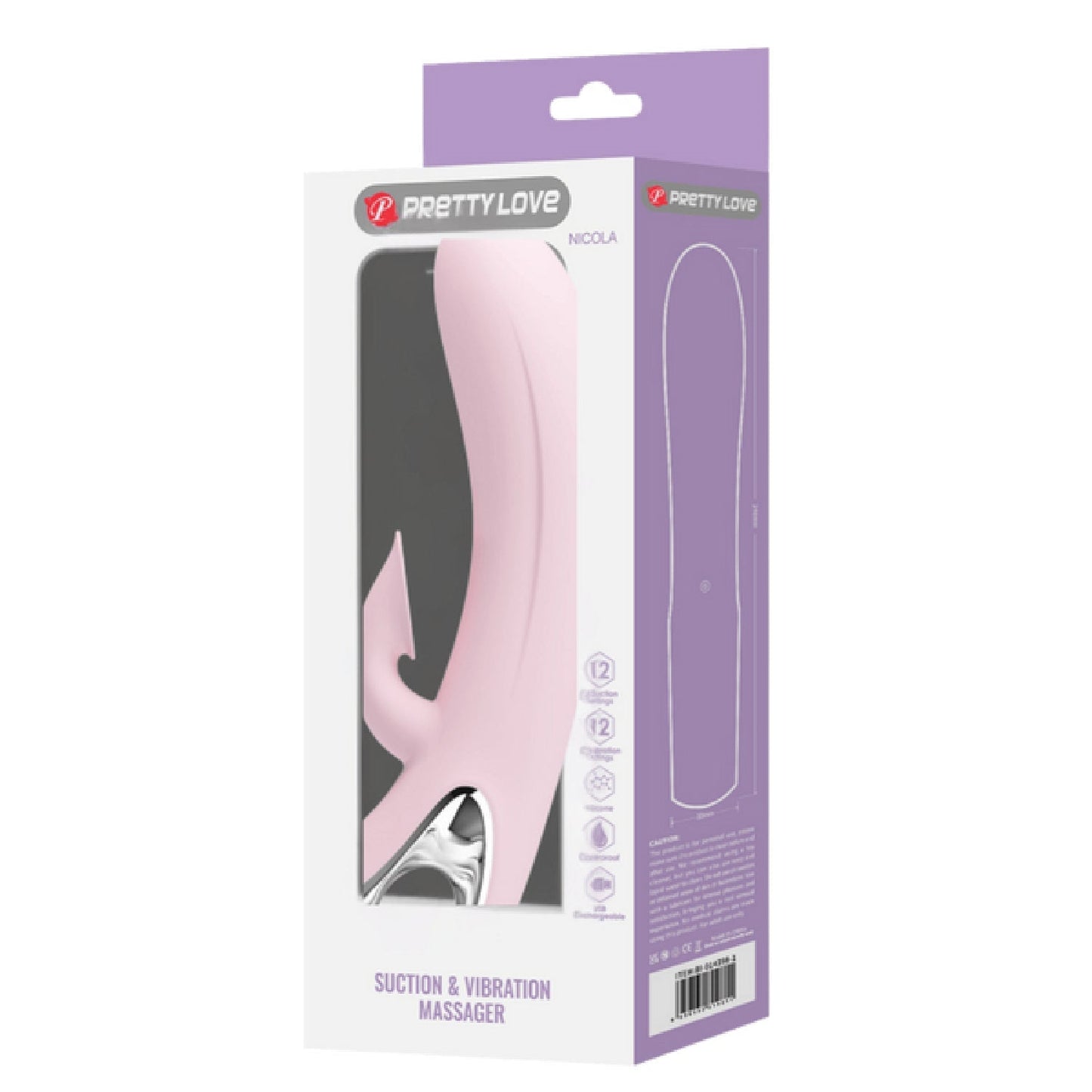 Rechargeable Nicola – Rechargeable Vibrator > Vibrators > Ladies > Rabbit - Tophatter Daily Deals