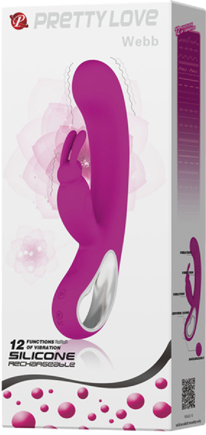 Rechargeable Webb – Dual Motor Rabbit Vibrator > Vibrators > Ladies > Rabbit - Tophatter Daily Deals