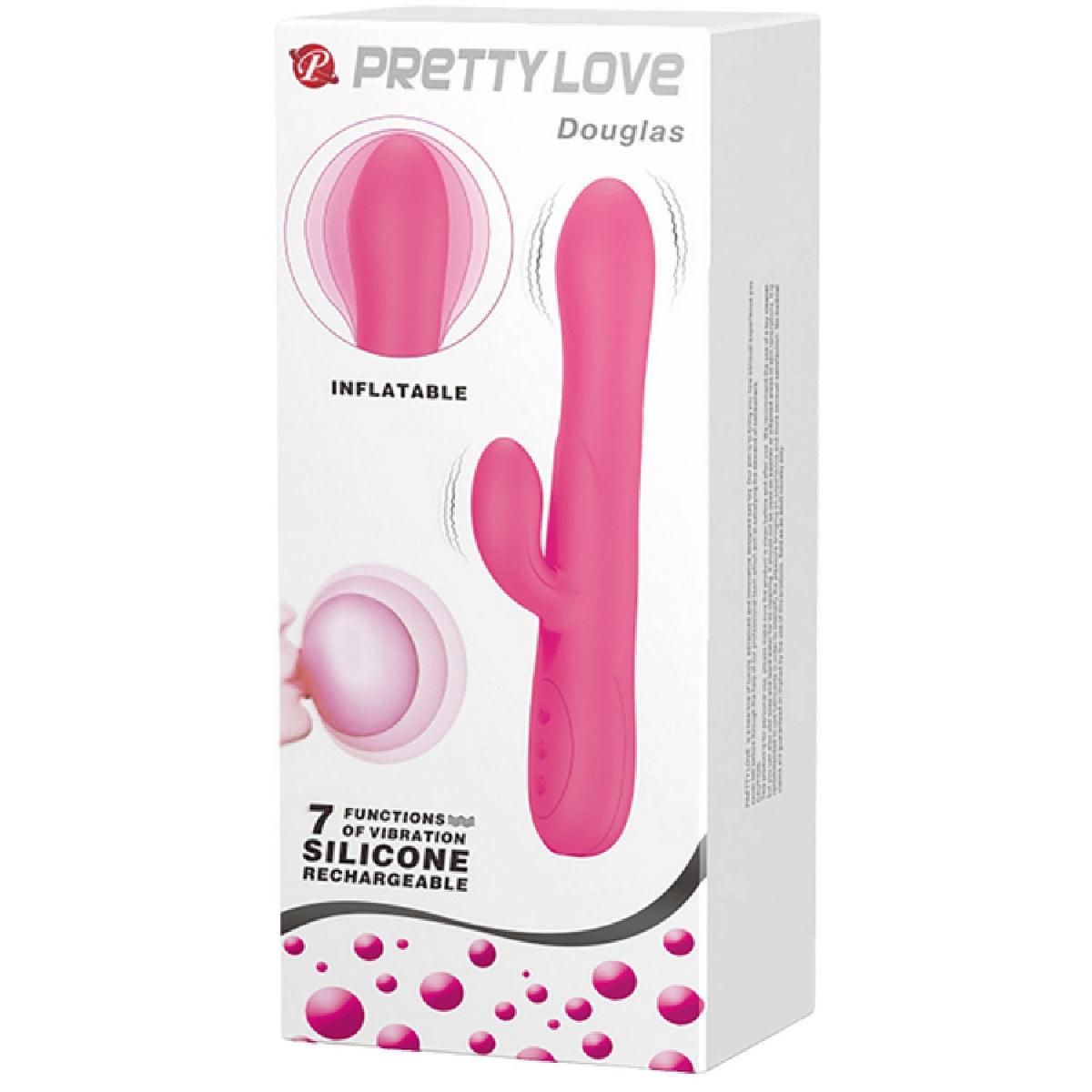 Inflatable Dennis – Rechargeable Vibrator with Angled Tip > Vibrators > Ladies > Rabbit Multi - Tophatter Daily Deals